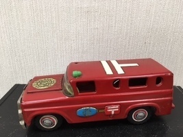 1950年代 ブリキ玩具 マルサン 郵便車